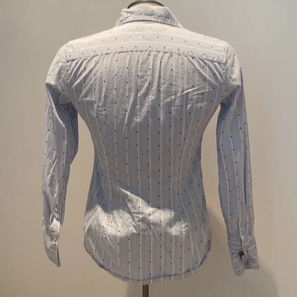 Banana Republic Riley Polka Dot Blouse, Size 0 - Picture 3 of 6
